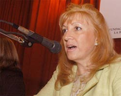 Graciela Giannettasio, vicegobernadora de la provincia de Buenos Aires y presidente de su Senado, - izenikez-17